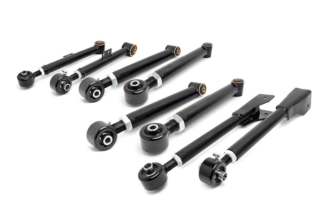 Rough Country 11470 Jeep Adjustable Control Arms Set 97-06 4WD Jeep Wrangler TJ Rough Country - Truck Part Superstore