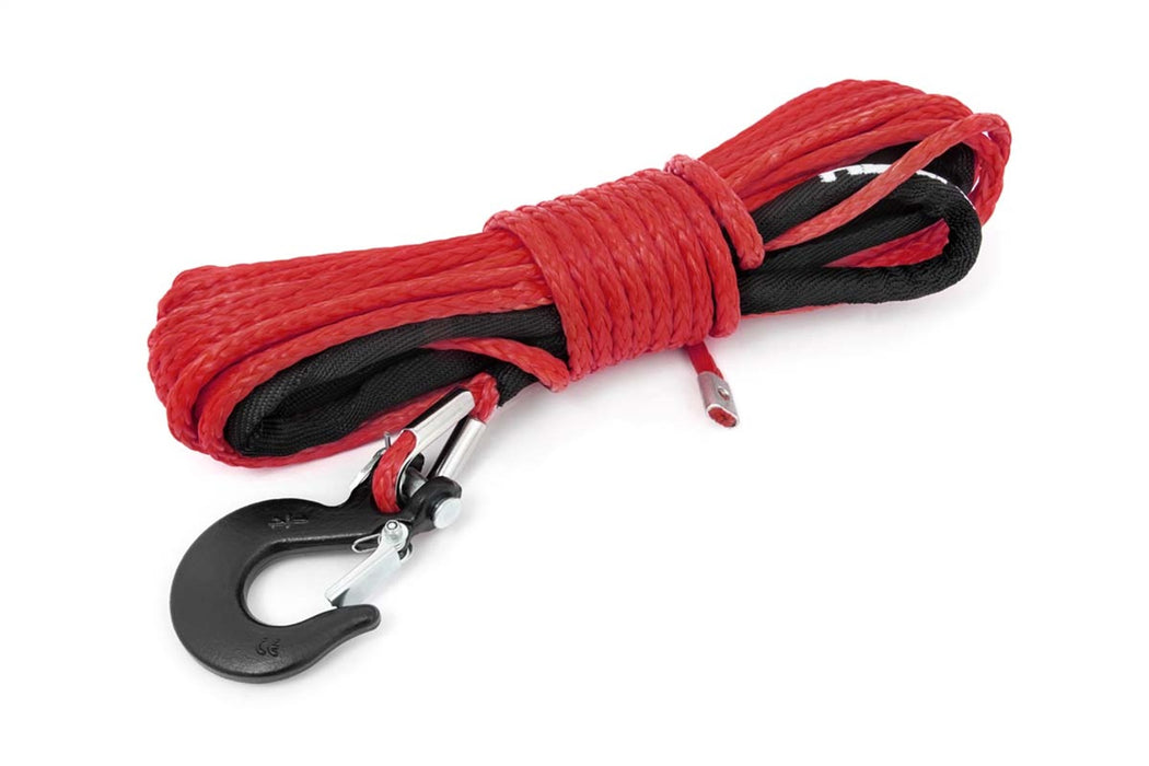 Rough Country RS161 Red 1/4 Inch Synthetic Winch Rope UTV, ATV Rough Country - Truck Part Superstore