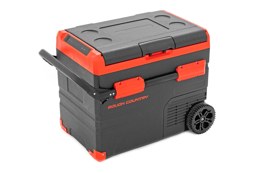 Rough Country 99042 50L Portable Refrigerator/Freezer w/Solar Panel Rechargeable 12 Volt/AC 110 Rough Country - Truck Part Superstore