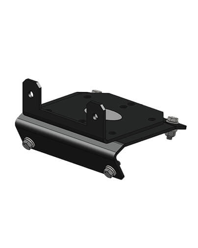 Mile Marker 51-1012 Arctic Cat ATV Winch Mount Black Powdercoated Steel 08-09 366 4x4 Mile Marker - Truck Part Superstore