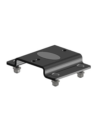 Mile Marker 51-1015 Arctic Cat ATV Winch Mount Black Powdercoated Steel 06-16 Arctic Cat Mile Marker - Truck Part Superstore