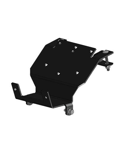 Mile Marker 51-1240 Honda TRX300 Winch Mount Black Powdercoated Steel 93-00 Honda TRX Mile Marker - Truck Part Superstore