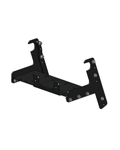 Mile Marker 51-1400 Polaris Winch Mount Black Powdercoated Steel 91-99 Sportsman 6X6 Mile Marker - Truck Part Superstore