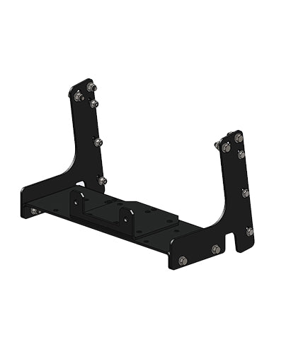 Mile Marker 51-1410 Polaris Winch Mount Black Powdercoated Steel 98-03 500 Sportsman Mile Marker - Truck Part Superstore