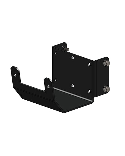 Mile Marker 51-1414 Polaris Winch Mount Black Powdercoated Steel 09-11 550 Sportsman XP Mile Marker - Truck Part Superstore