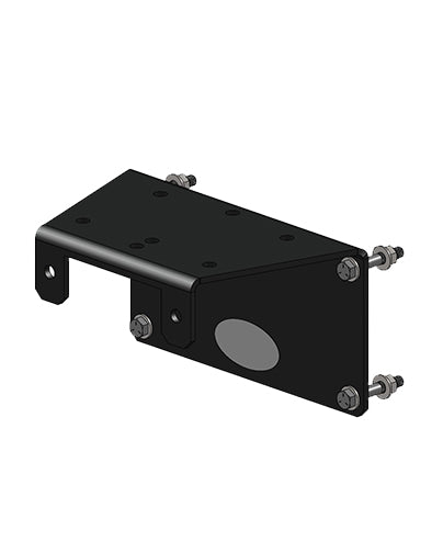 Mile Marker 51-1425 Polaris Winch Mount Black Powdercoated Steel 06-09 Hawkeye Mile Marker - Truck Part Superstore