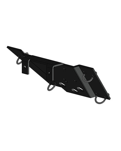Mile Marker 51-1520 Suzuki Winch Mount Black Powdercoated Steel 99-00 300 King Quad Mile Marker - Truck Part Superstore