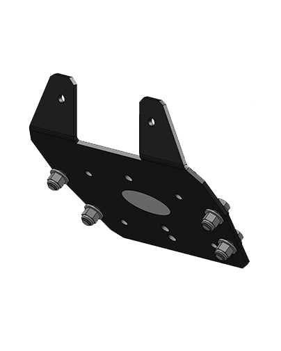 Mile Marker 51-1605 Yamaha Winch Mount Black Powdercoated Steel 02-08 660 Grizzly 4x4 Mile Marker - Truck Part Superstore