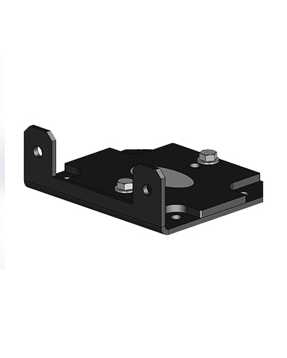 Mile Marker 51-1615 Yamaha Winch Mount Black Powdercoated Steel 03-07 Grizzly Mile Marker - Truck Part Superstore
