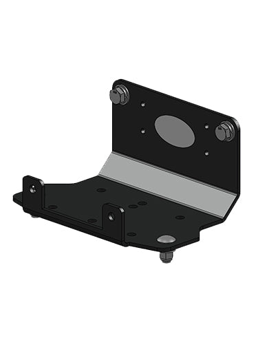 Mile Marker 51-1618 Yamaha Winch Mount Black Powdercoated Steel 16-20 700 Grizzly 4x4 Mile Marker - Truck Part Superstore
