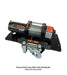 Mile Marker 51-1821 Kawasaki Winch Mount Black Powdercoated Steel 12-20 4000 Mule Mile Marker - Truck Part Superstore