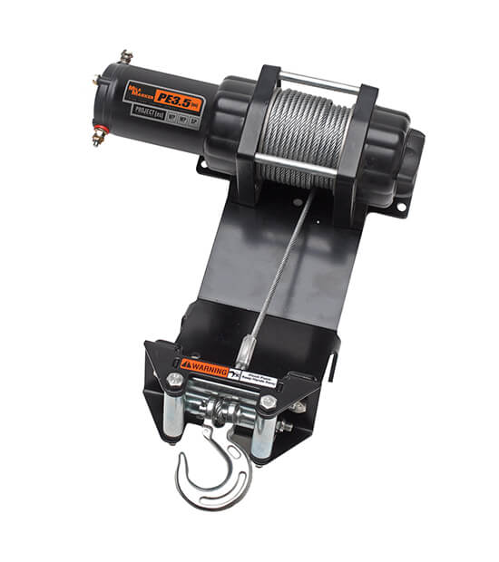 Mile Marker 51-1822 Cub Cadet Winch Mount Black Powdercoated Steel 07-09 Tracker 07-14 Volunteer Mile Marker - Truck Part Superstore