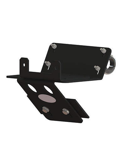 Mile Marker 51-1841 Kawasaki Winch Mount Black Powdercoated Steel 17-19 400 Mule Mile Marker - Truck Part Superstore