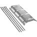 Flowmaster 51022 Muffler Heat Shield; For Use w/70 Series™ Big Block II Muffler; Incl. Straps; - Truck Part Superstore