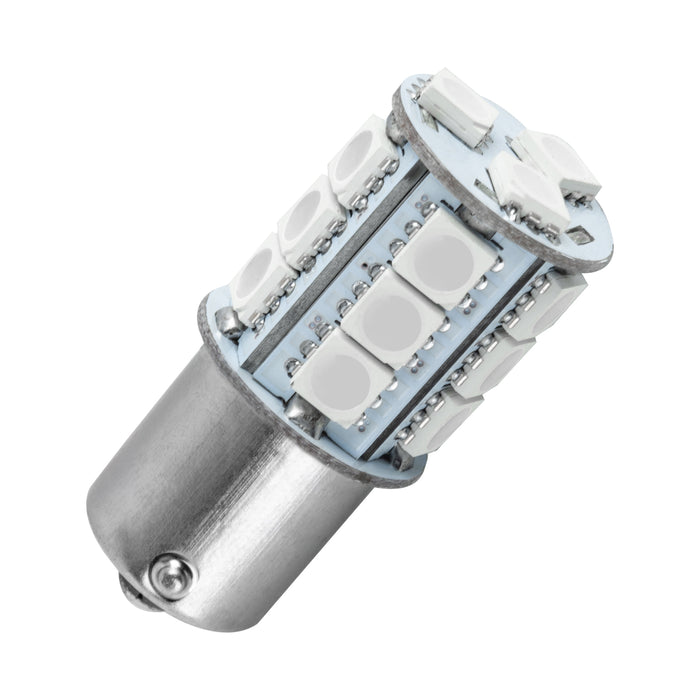 Oracle Lighting 5105-003 1156 18 LED 3-Chip SMD Bulb, Red, Single - Truck Part Superstore
