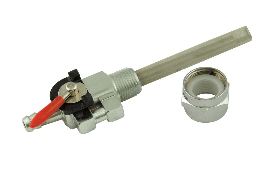 ACCEL 5105 High Flow Fuel Valve; Motorcycle Fuel Valve Kit; 100 Micron Filter; Straight; - Truck Part Superstore