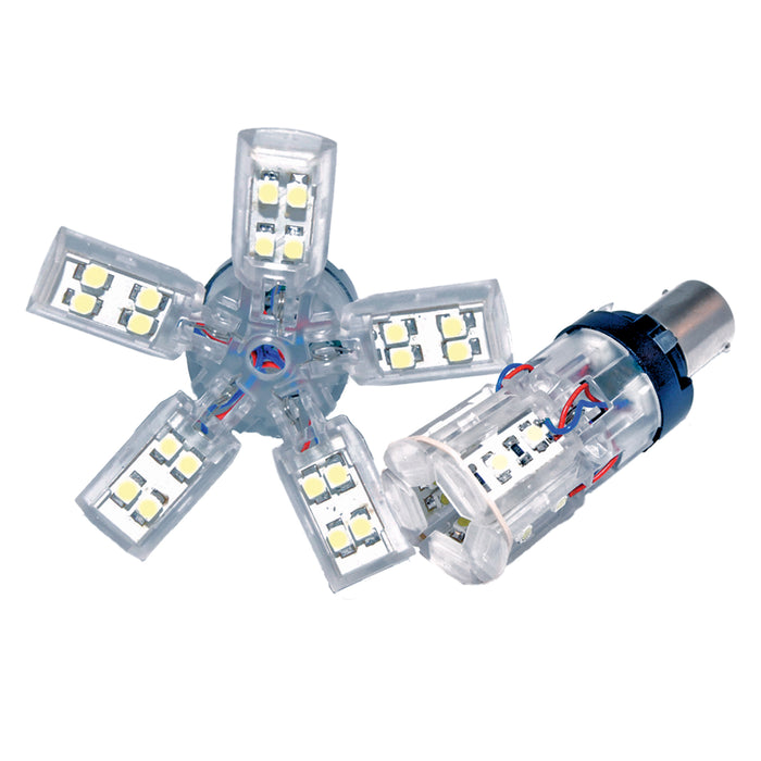 Oracle Lighting 5106-001 1156 15 SMD 3 Chip Spider Bulb, Cool White, Single - Truck Part Superstore