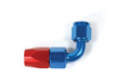 SpeedFx 511090 Full Swivel; -10AN; 90 Degree; Anodized; Red/Blue; Aluminum; Single - Truck Part Superstore