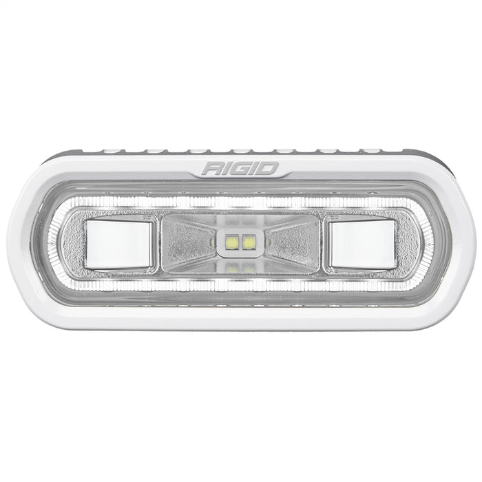 Rigid Industries 51100 SR-L Series Marine Spreader Pod 2 Wire Surface Mount White With White Halo RIGID Industries - Truck Part Superstore