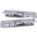 Anzo USA 511012 Euro Parking Lights; Clear Lens; Chrome Housing; Pair; - Truck Part Superstore