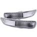 Anzo USA 511017 Euro Parking Lights; Clear Lens; Chrome Housing; Pair; - Truck Part Superstore