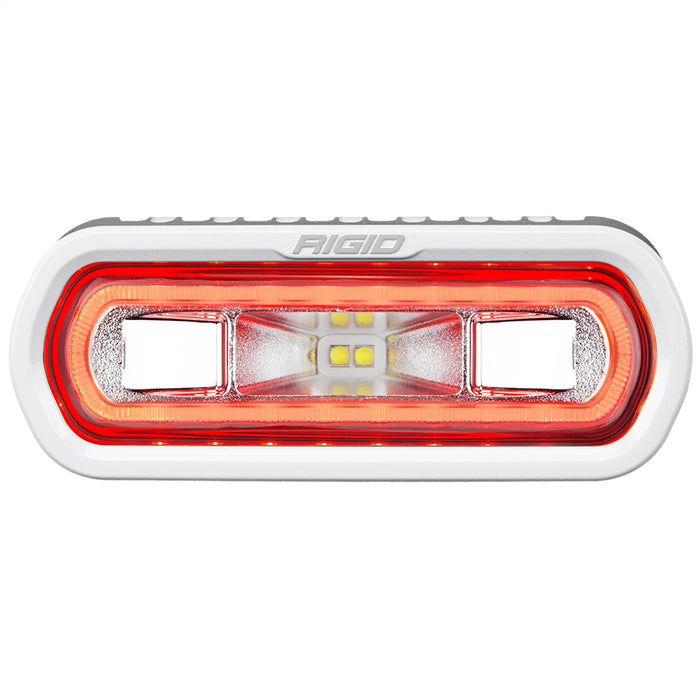 Rigid Industries 51102 SR-L Series Marine Spreader Pod 2 Wire Surface Mount White With Red Halo RIGID Industries - Truck Part Superstore