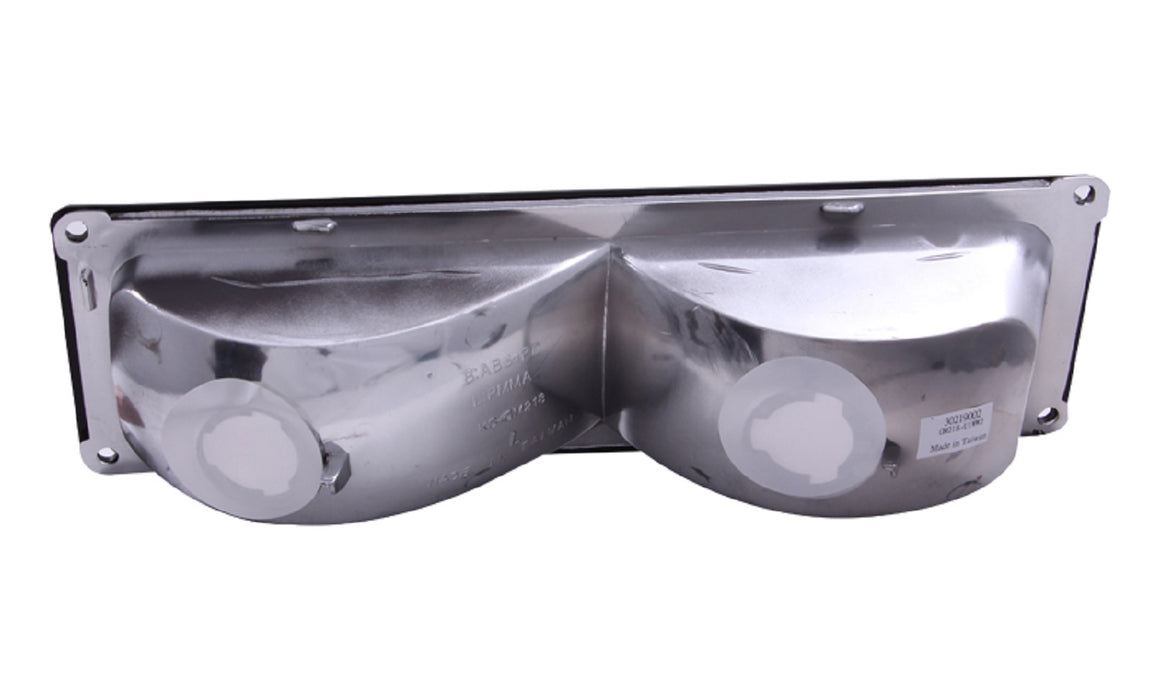 Anzo USA 511034 Parking Light Assembly; Euro; Smoke Lens; Black Housing; Pair; - Truck Part Superstore