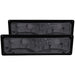 Anzo USA 511034 Parking Light Assembly; Euro; Smoke Lens; Black Housing; Pair; - Truck Part Superstore