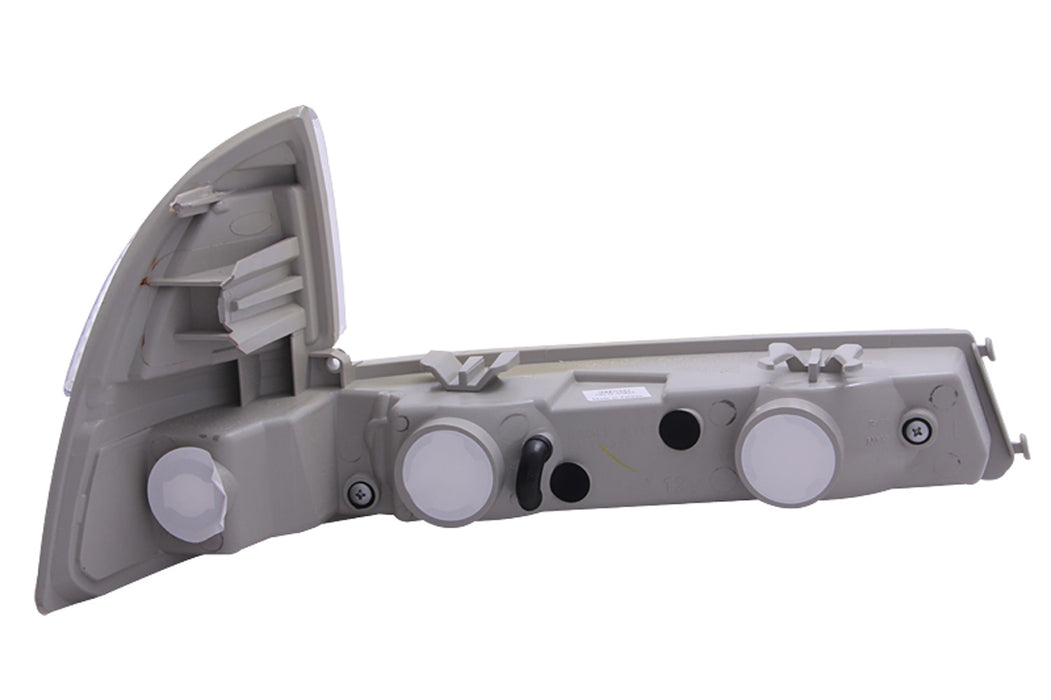 Anzo USA 511044 Parking Light Assembly; Euro; Clear Lens; Chrome Housing; Amber Reflector; Pair; - Truck Part Superstore