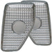 Anzo USA 511051 Side Marker Light Assembly; Euro; Clear Lens; Pair; Chrome; - Truck Part Superstore