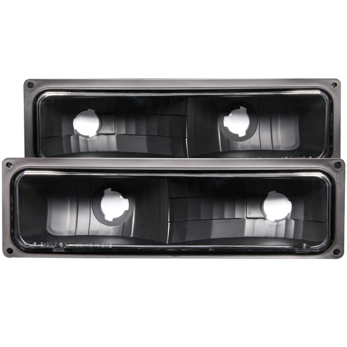 Anzo USA 511053 Parking Light Assembly; Euro; Clear Lens; Black Housing; Pair; - Truck Part Superstore