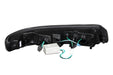 Anzo USA 511055 Parking Light Assembly; LED; Clear Lens; Black Housing; Amber Reflector; Pair; - Truck Part Superstore