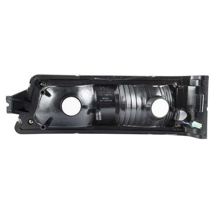 Anzo USA 511067 Parking Light Assembly; Euro; Clear Lens; Black Housing; Amber Reflector; Pair; - Truck Part Superstore