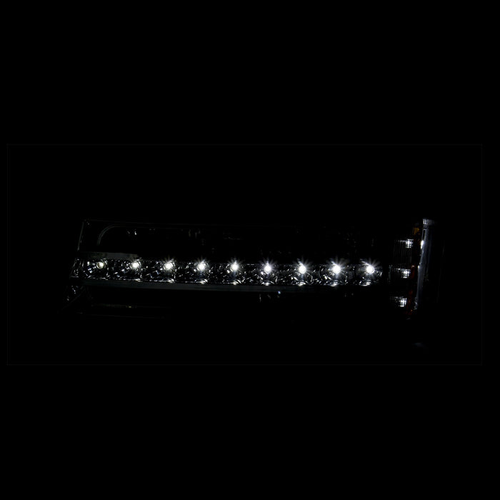 Anzo USA 511067 Parking Light Assembly; Euro; Clear Lens; Black Housing; Amber Reflector; Pair; - Truck Part Superstore