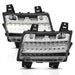 Anzo USA 511082 Side Marker Light Assembly; LED; Chrome Clear; w/Sequential Signal; Pair; - Truck Part Superstore