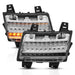 Anzo USA 511082 Side Marker Light Assembly; LED; Chrome Clear; w/Sequential Signal; Pair; - Truck Part Superstore