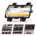 Anzo USA 511083 Side Marker Light Assembly; LED; Chrome Clear; w/Sequential Signal; Pair; - Truck Part Superstore