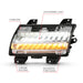 Anzo USA 511083 Side Marker Light Assembly; LED; Chrome Clear; w/Sequential Signal; Pair; - Truck Part Superstore