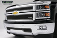 T-Rex Grilles 51117 Upper Class Series Mesh Grille; Small Mesh; Mild Steel; Black; 2 Pc; Overlay; - Truck Part Superstore