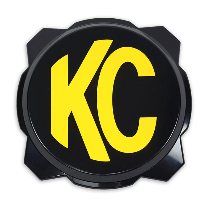 KC Hilites 5111 Cover; Pro6 Black w/Yel KC Hard (ea) - Truck Part Superstore