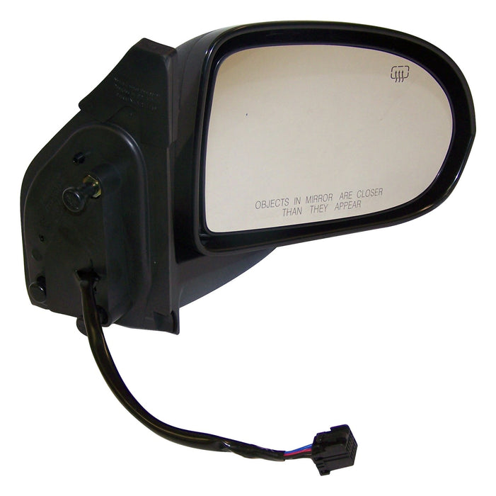 Crown Automotive Jeep Replacement 5115046AD Door Mirror; Right; Power; Heated; Foldaway; Black Textured Finish; - Truck Part Superstore