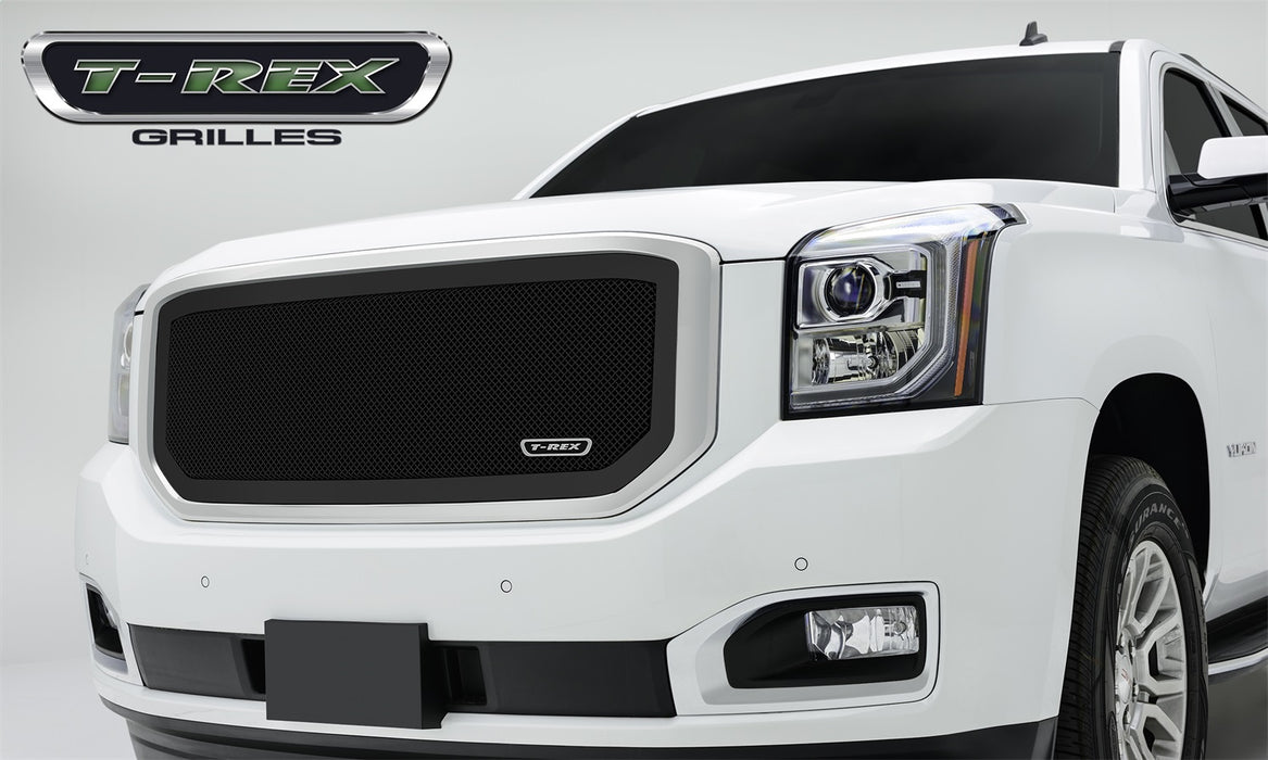 T-Rex Grilles 51169 Upper Class Series Mesh Grille; Small Mesh; Mild Steel; Black; 1 Pc; Insert; - Truck Part Superstore