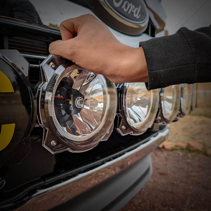KC HiLiTES 5118 KC Shield Pro6 Gravity LED 6in Clear EA - Truck Part Superstore