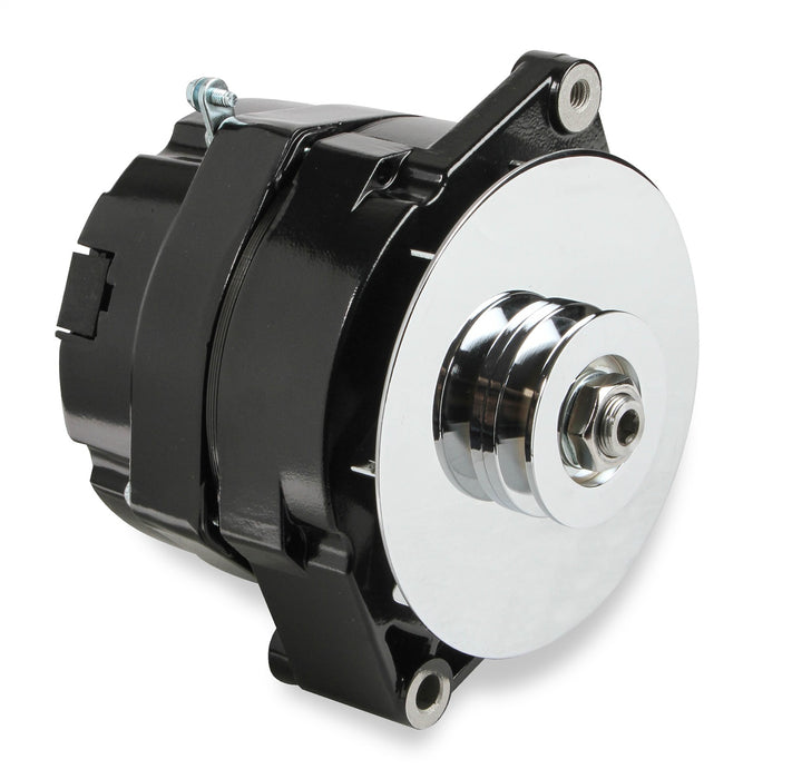 Mr Gasket 51200BG Alternator; GM 1971-1986; 100 Amp; For Use w/Single V-Belt; Black Finish; - Truck Part Superstore