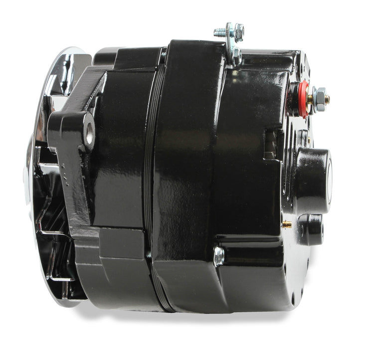 Mr Gasket 51200BG Alternator; GM 1971-1986; 100 Amp; For Use w/Single V-Belt; Black Finish; - Truck Part Superstore