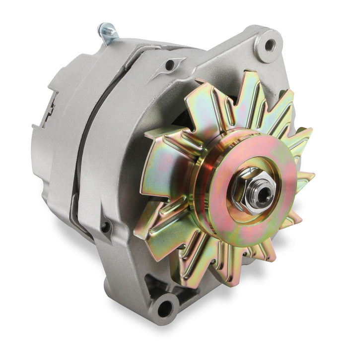 Mr Gasket 51200NG Alternator; GM 1971-1986; 100 Amp; For Use w/Single V-Belt; Natural Finish; - Truck Part Superstore