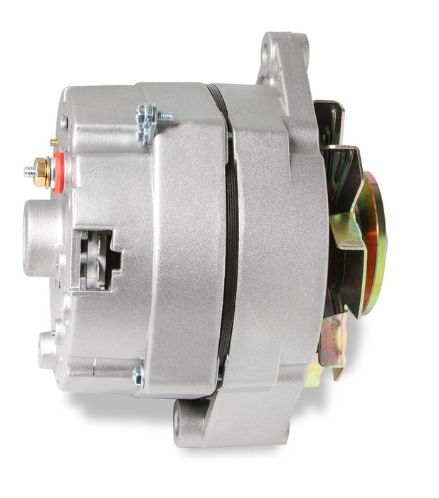Mr Gasket 51200NG Alternator; GM 1971-1986; 100 Amp; For Use w/Single V-Belt; Natural Finish; - Truck Part Superstore