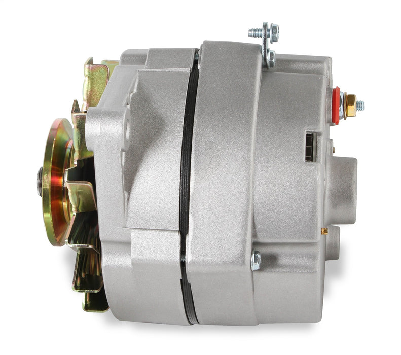 Mr Gasket 51200NG Alternator; GM 1971-1986; 100 Amp; For Use w/Single V-Belt; Natural Finish; - Truck Part Superstore