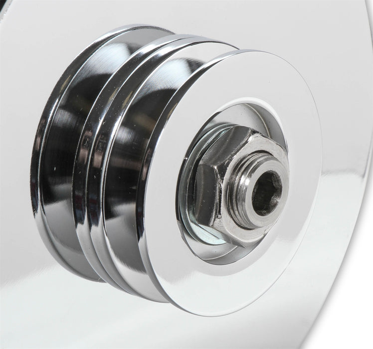 Mr Gasket 51203CG Alternator; GM 1971-1986; 140 Amp; For Use w/Single V-Belt; Chrome Finish; - Truck Part Superstore