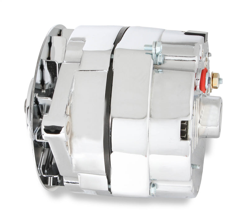 Mr Gasket 51203CG Alternator; GM 1971-1986; 140 Amp; For Use w/Single V-Belt; Chrome Finish; - Truck Part Superstore